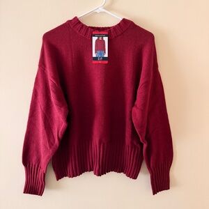 Women’s Gap Crewneck Sweater - Red - Brand New NWT